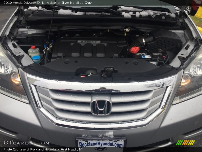 Alabaster Silver Metallic / Gray 2010 Honda Odyssey EX-L