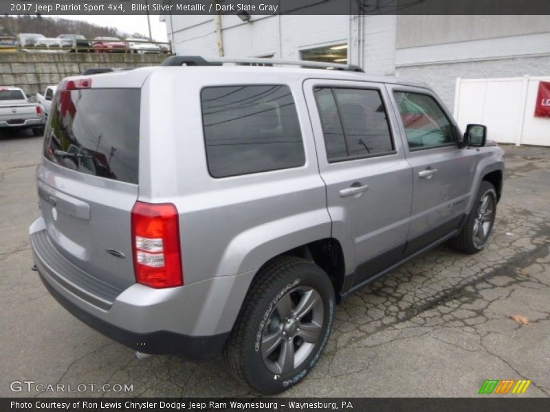 Billet Silver Metallic / Dark Slate Gray 2017 Jeep Patriot Sport 4x4