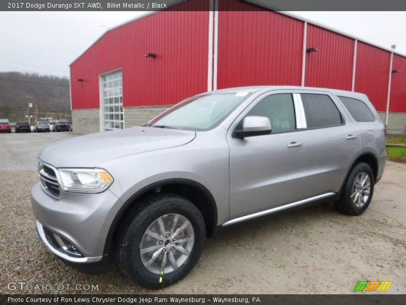 Billet Metallic / Black 2017 Dodge Durango SXT AWD