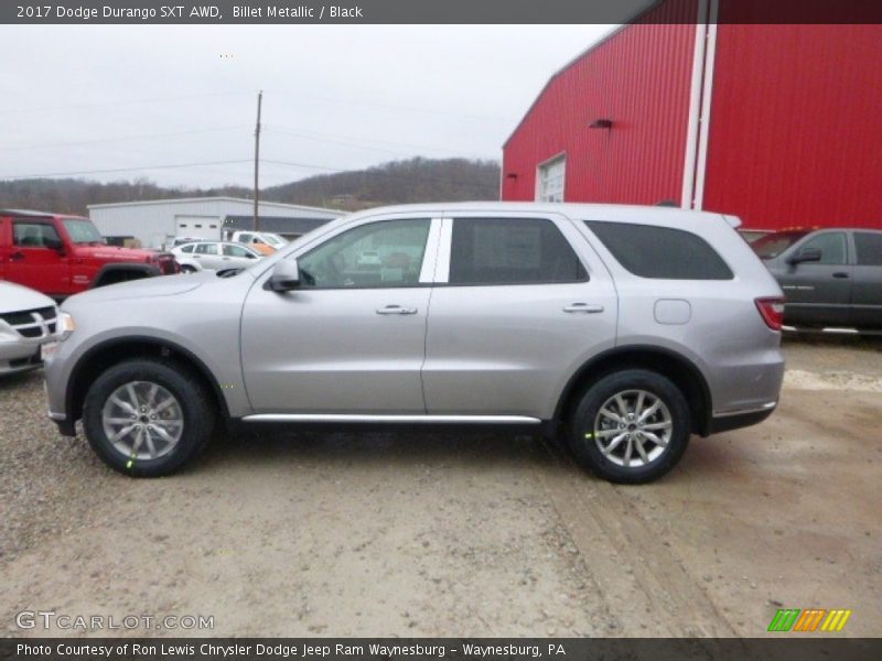 Billet Metallic / Black 2017 Dodge Durango SXT AWD