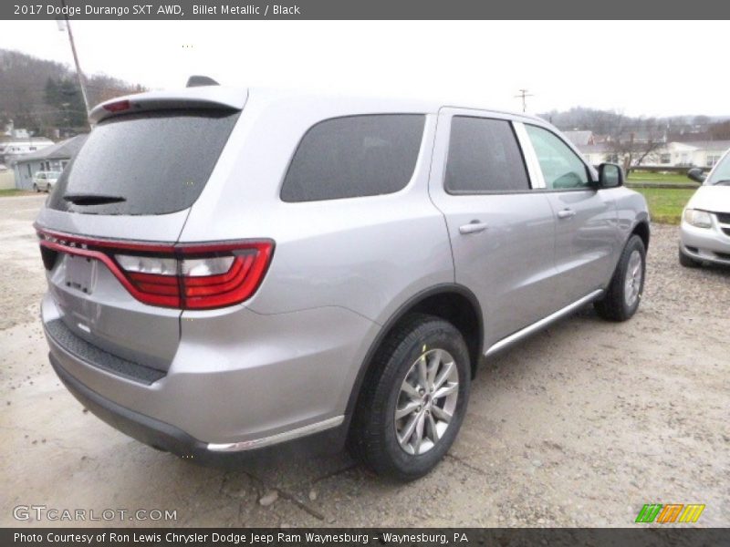 Billet Metallic / Black 2017 Dodge Durango SXT AWD