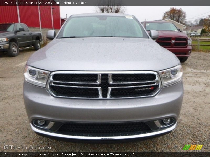 Billet Metallic / Black 2017 Dodge Durango SXT AWD