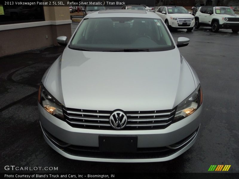 Reflex Silver Metallic / Titan Black 2013 Volkswagen Passat 2.5L SEL