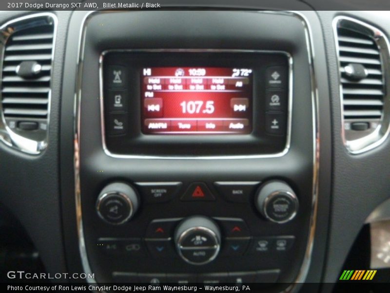 Billet Metallic / Black 2017 Dodge Durango SXT AWD