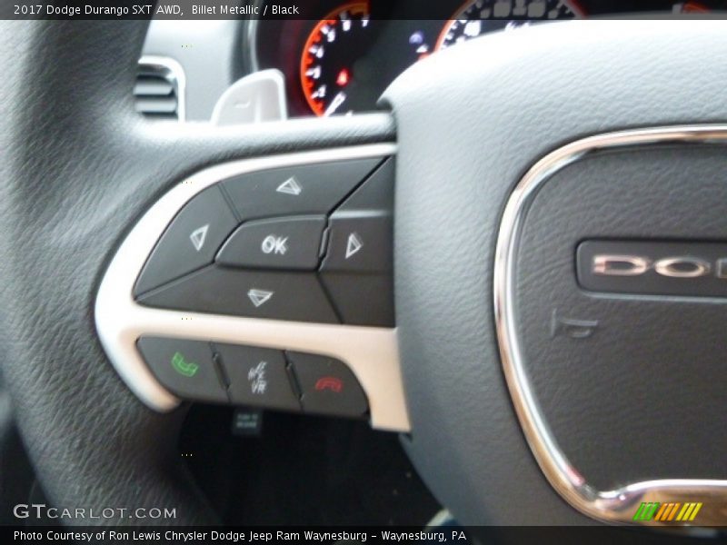 Billet Metallic / Black 2017 Dodge Durango SXT AWD