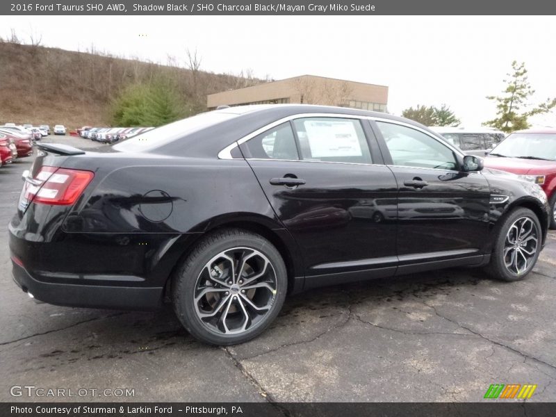 Shadow Black / SHO Charcoal Black/Mayan Gray Miko Suede 2016 Ford Taurus SHO AWD