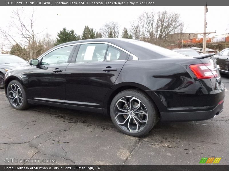 Shadow Black / SHO Charcoal Black/Mayan Gray Miko Suede 2016 Ford Taurus SHO AWD