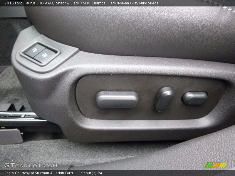 Shadow Black / SHO Charcoal Black/Mayan Gray Miko Suede 2016 Ford Taurus SHO AWD