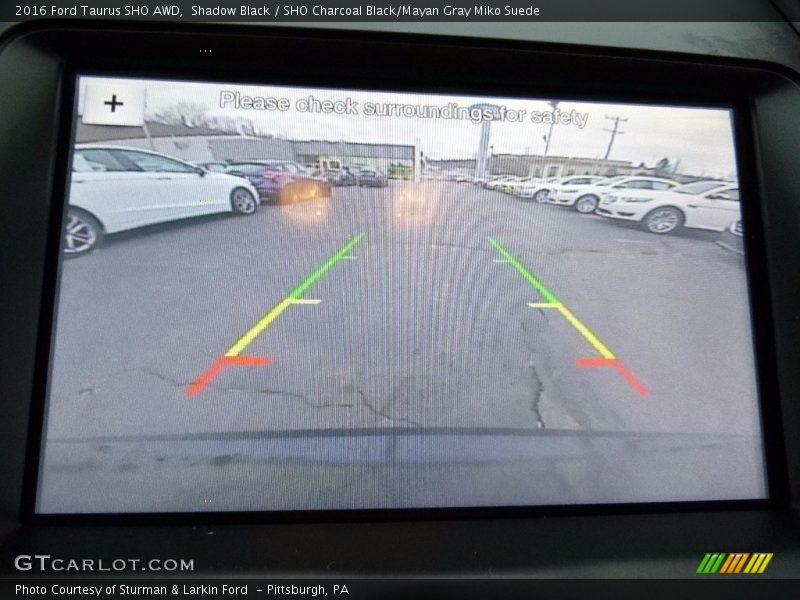 Shadow Black / SHO Charcoal Black/Mayan Gray Miko Suede 2016 Ford Taurus SHO AWD