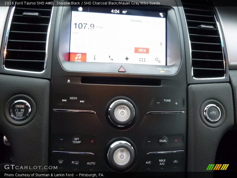 Shadow Black / SHO Charcoal Black/Mayan Gray Miko Suede 2016 Ford Taurus SHO AWD