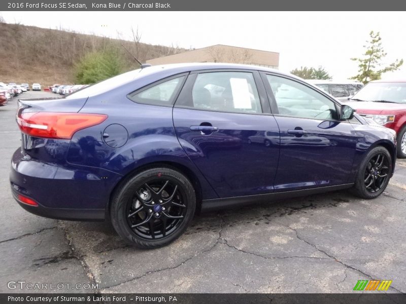 Kona Blue / Charcoal Black 2016 Ford Focus SE Sedan