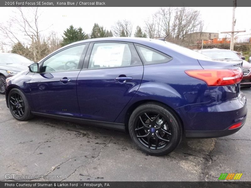 Kona Blue / Charcoal Black 2016 Ford Focus SE Sedan