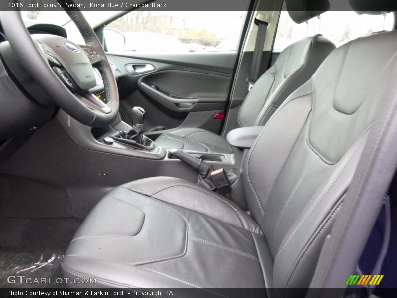 Kona Blue / Charcoal Black 2016 Ford Focus SE Sedan