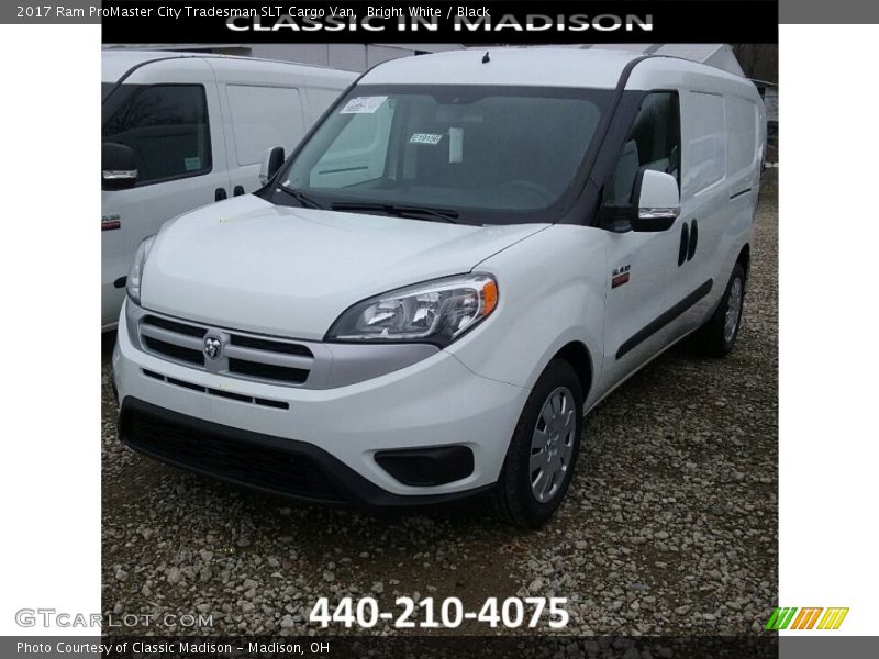 Bright White / Black 2017 Ram ProMaster City Tradesman SLT Cargo Van