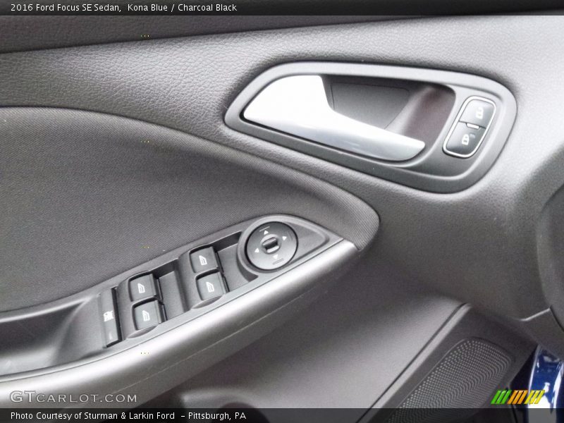 Kona Blue / Charcoal Black 2016 Ford Focus SE Sedan