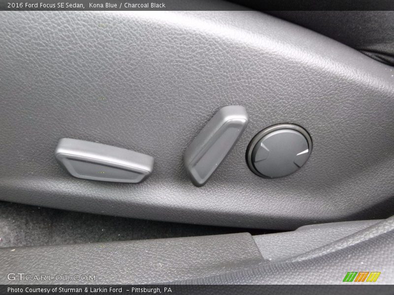 Kona Blue / Charcoal Black 2016 Ford Focus SE Sedan
