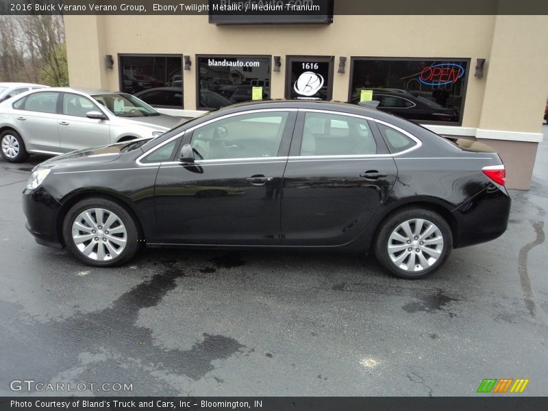 Ebony Twilight Metallic / Medium Titanium 2016 Buick Verano Verano Group