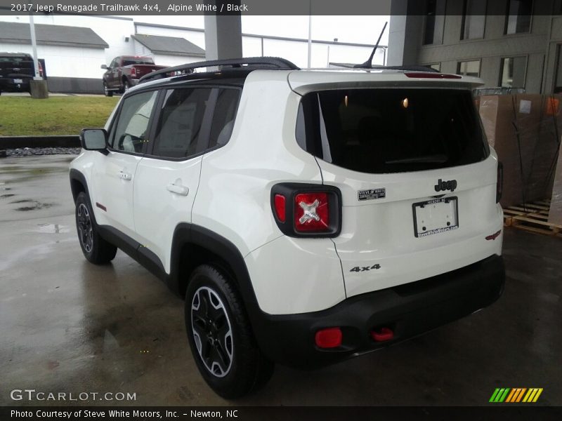 Alpine White / Black 2017 Jeep Renegade Trailhawk 4x4