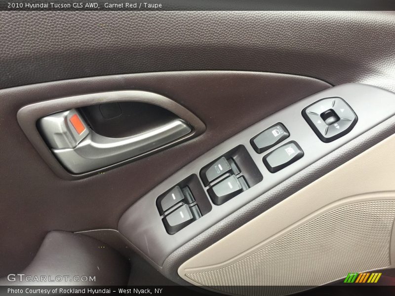 Garnet Red / Taupe 2010 Hyundai Tucson GLS AWD