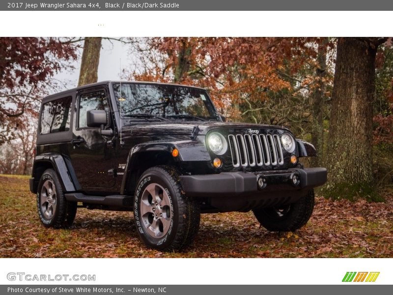 Black / Black/Dark Saddle 2017 Jeep Wrangler Sahara 4x4