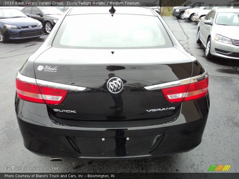 Ebony Twilight Metallic / Medium Titanium 2016 Buick Verano Verano Group