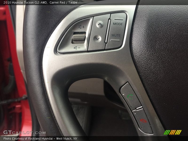 Garnet Red / Taupe 2010 Hyundai Tucson GLS AWD
