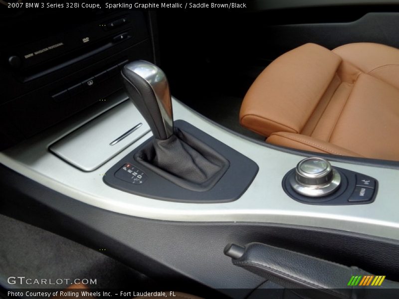 Sparkling Graphite Metallic / Saddle Brown/Black 2007 BMW 3 Series 328i Coupe