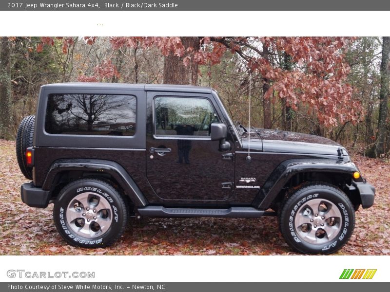 Black / Black/Dark Saddle 2017 Jeep Wrangler Sahara 4x4