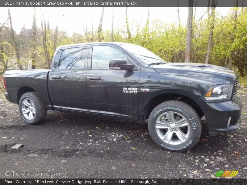  2017 1500 Sport Crew Cab 4x4 Brilliant Black Crystal Pearl