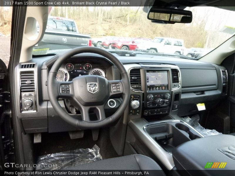  2017 1500 Sport Crew Cab 4x4 Black Interior