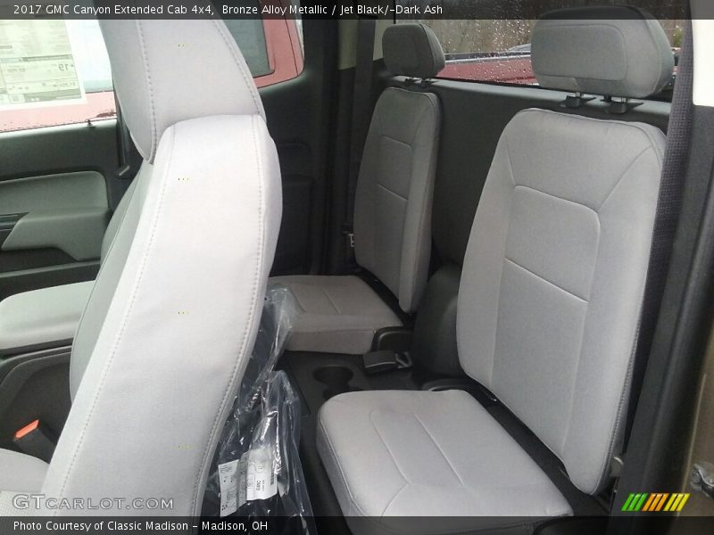 Rear Seat of 2017 Canyon Extended Cab 4x4