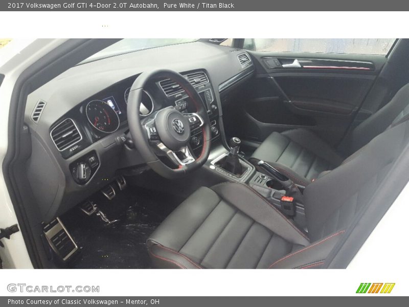  2017 Golf GTI 4-Door 2.0T Autobahn Titan Black Interior