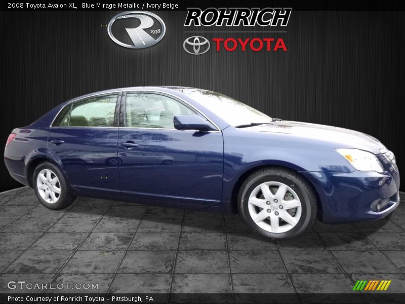 Blue Mirage Metallic / Ivory Beige 2008 Toyota Avalon XL