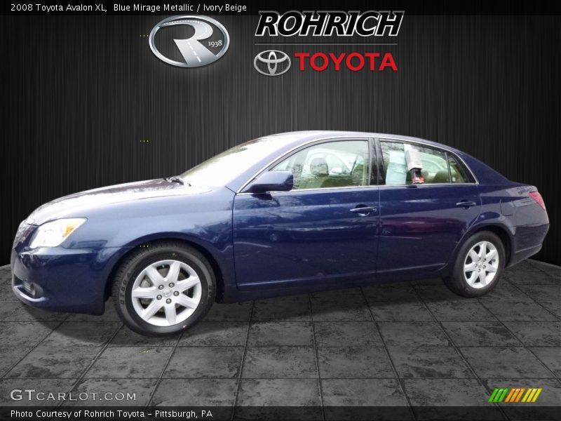 Blue Mirage Metallic / Ivory Beige 2008 Toyota Avalon XL