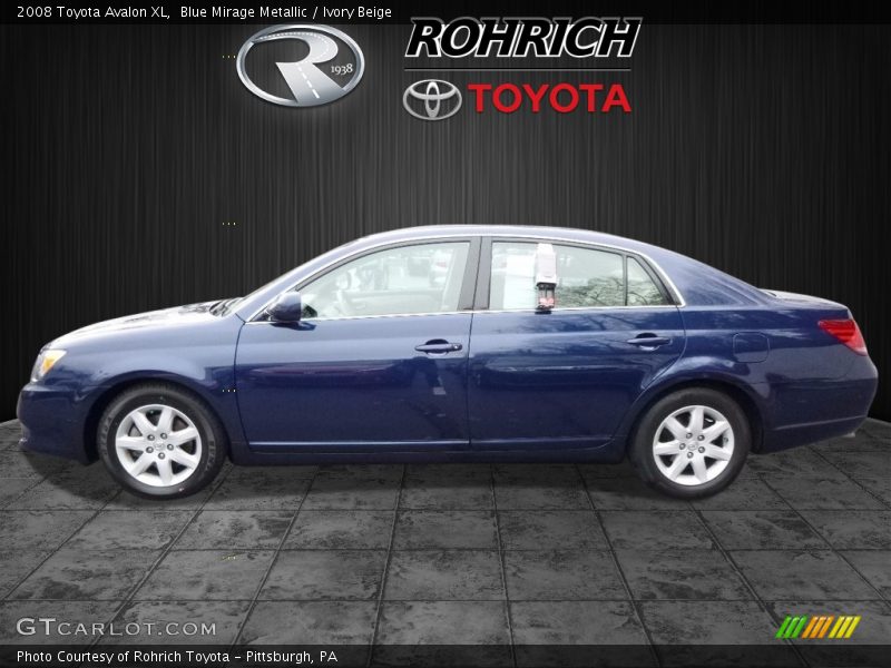 Blue Mirage Metallic / Ivory Beige 2008 Toyota Avalon XL