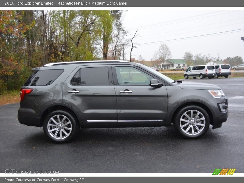 Magnetic Metallic / Medium Light Camel 2016 Ford Explorer Limited
