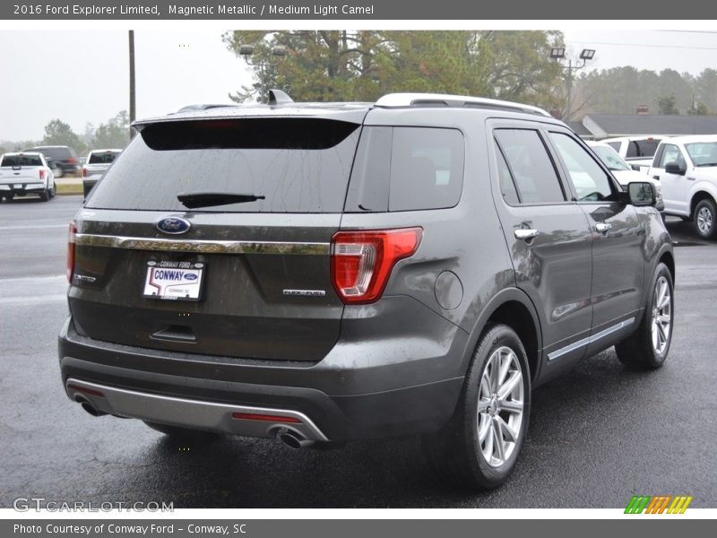 Magnetic Metallic / Medium Light Camel 2016 Ford Explorer Limited