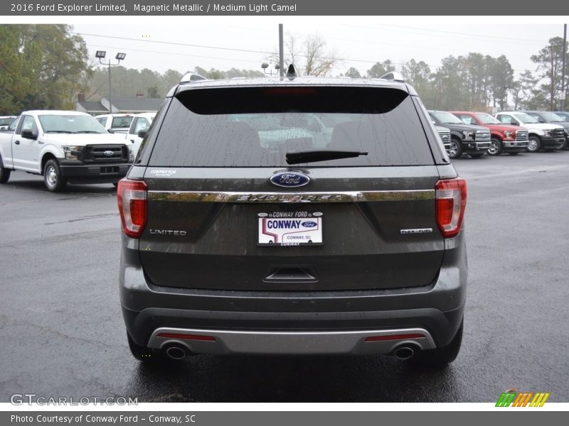 Magnetic Metallic / Medium Light Camel 2016 Ford Explorer Limited