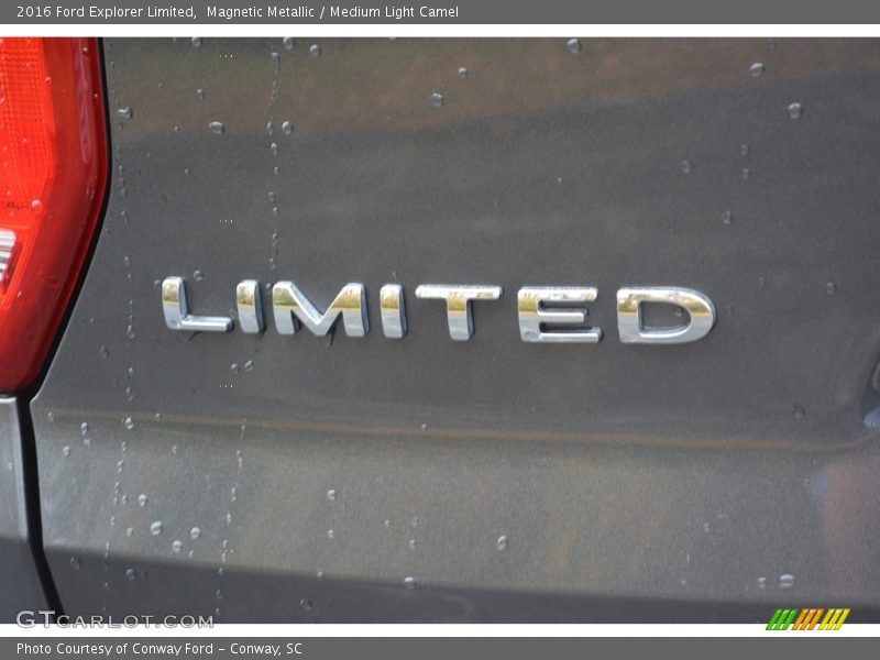 Magnetic Metallic / Medium Light Camel 2016 Ford Explorer Limited