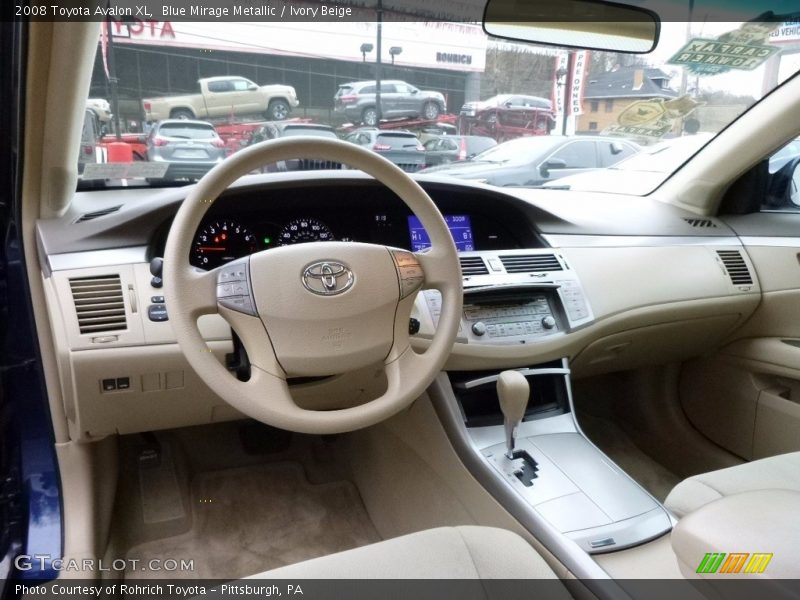 Blue Mirage Metallic / Ivory Beige 2008 Toyota Avalon XL