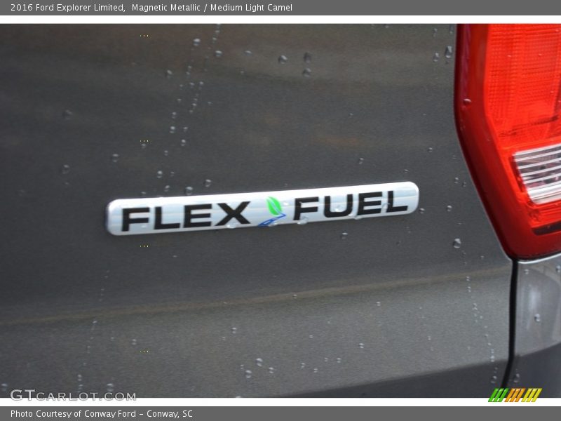 Magnetic Metallic / Medium Light Camel 2016 Ford Explorer Limited