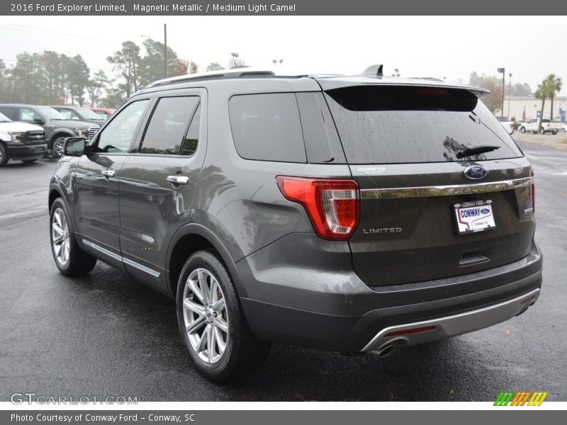 Magnetic Metallic / Medium Light Camel 2016 Ford Explorer Limited