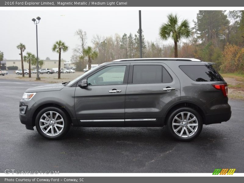 Magnetic Metallic / Medium Light Camel 2016 Ford Explorer Limited