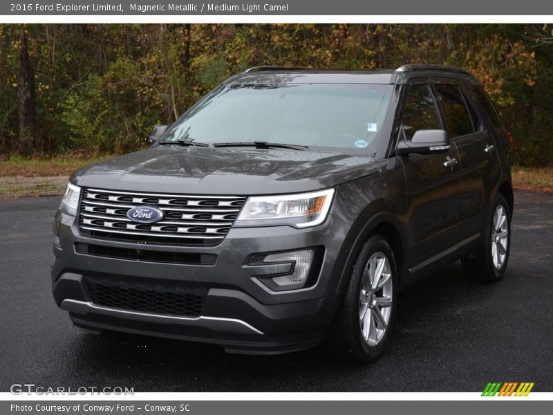 Magnetic Metallic / Medium Light Camel 2016 Ford Explorer Limited