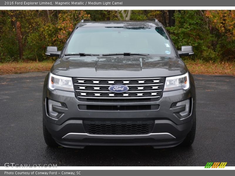 Magnetic Metallic / Medium Light Camel 2016 Ford Explorer Limited
