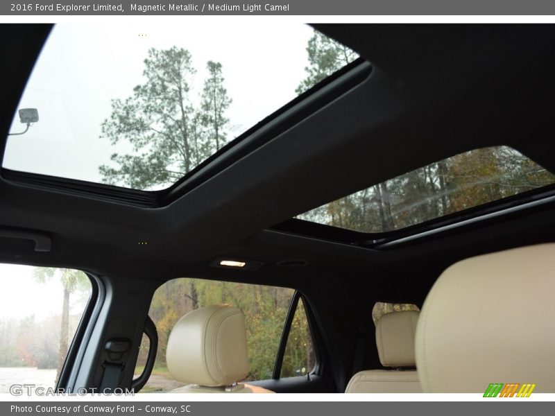 Magnetic Metallic / Medium Light Camel 2016 Ford Explorer Limited
