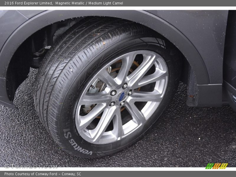 Magnetic Metallic / Medium Light Camel 2016 Ford Explorer Limited