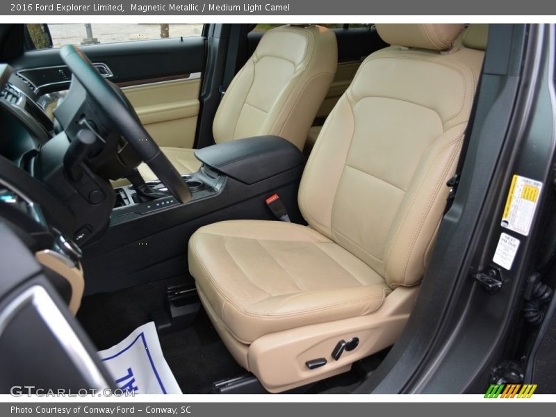 Magnetic Metallic / Medium Light Camel 2016 Ford Explorer Limited