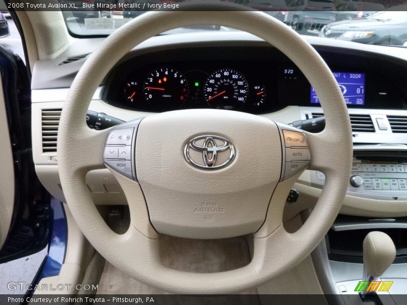Blue Mirage Metallic / Ivory Beige 2008 Toyota Avalon XL