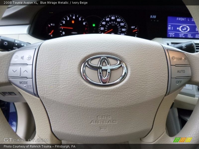 Blue Mirage Metallic / Ivory Beige 2008 Toyota Avalon XL